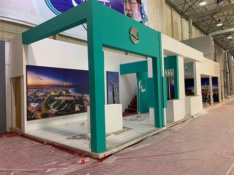 شروع غرفه‌سازی مرکزنوآوری کیش در نمایشگاه کیش اینوکس 2025